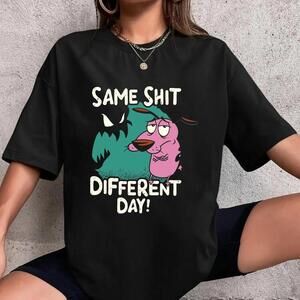 Funny Courage The Cowardly Dog T Shirt, Courage The Cowardly Dog Shirt